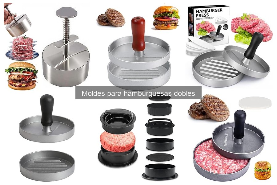 Mejores Moldes para Hamburguesas Dobles en 2023: Comparativa