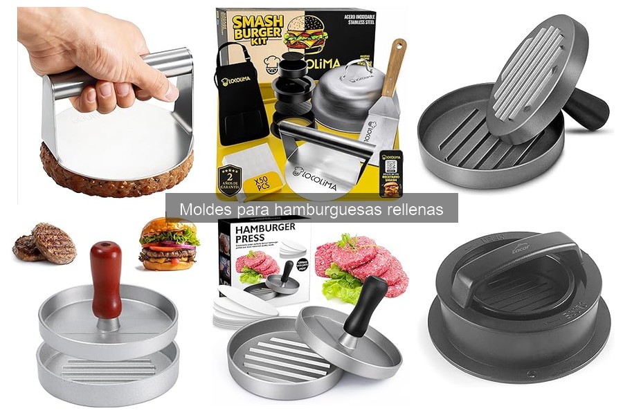 Mejores Moldes para Hamburguesas Rellenas del Mercado