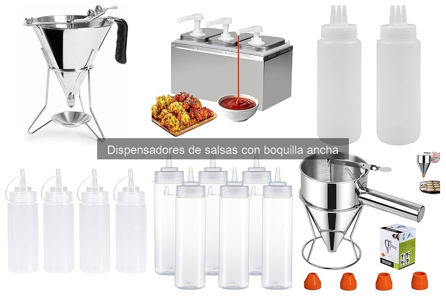Mejores ofertas en dispensadores de salsas con boquilla ancha