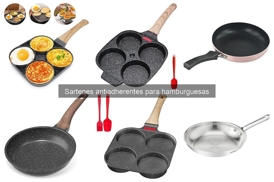 Mejores ofertas en sartenes antiadherentes para hamburguesas