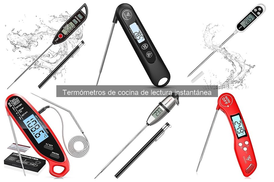 Mejores ofertas en termómetros de cocina de lectura instantánea