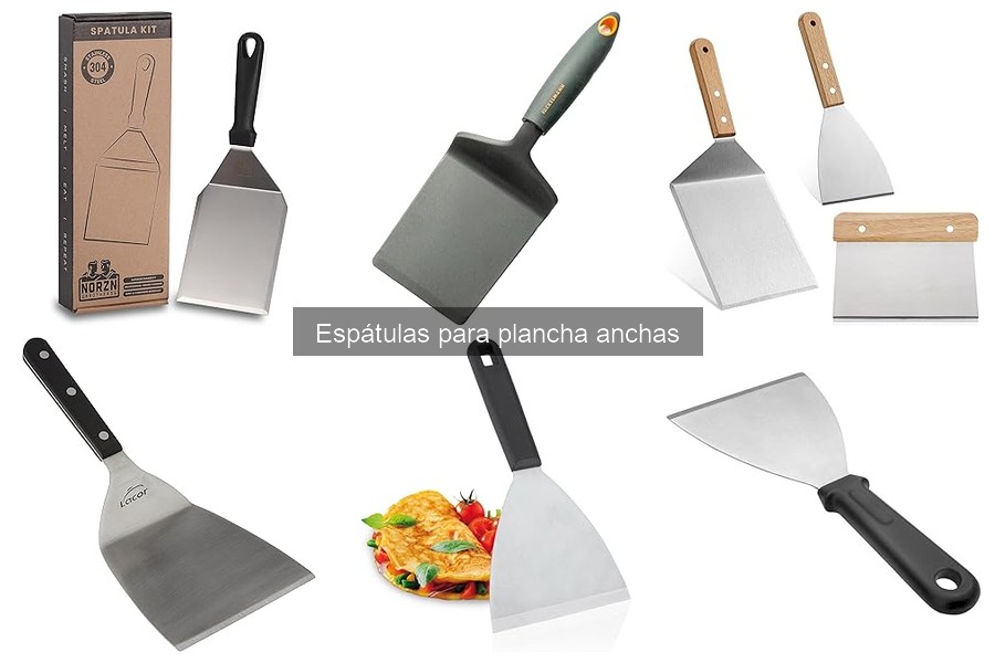 Mejores ofertas y precios de espátulas para plancha anchas