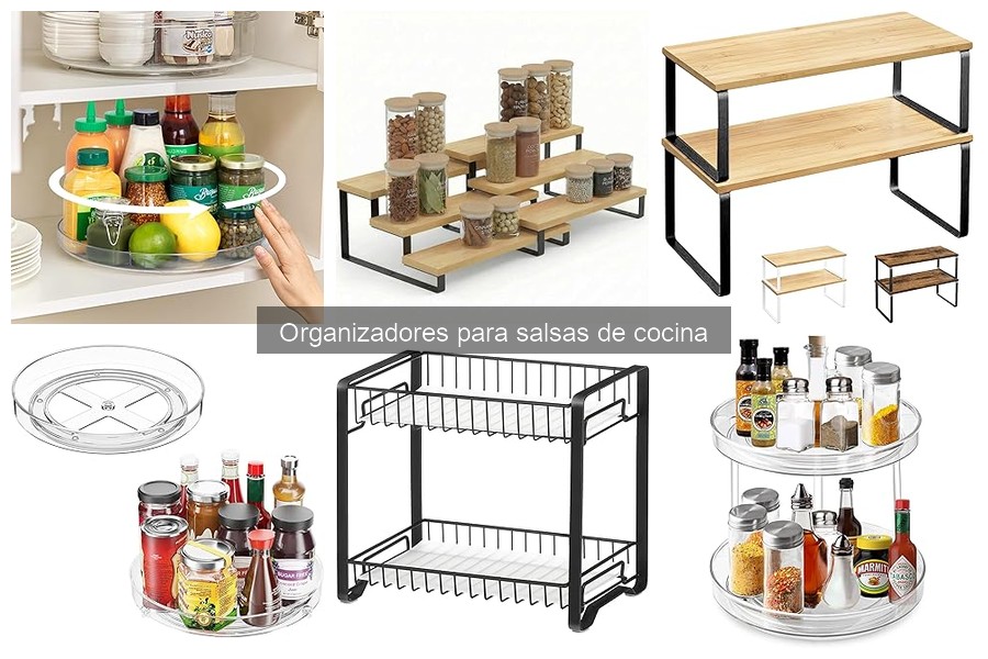 Mejores organizadores para salsas de cocina: comparativa 2023