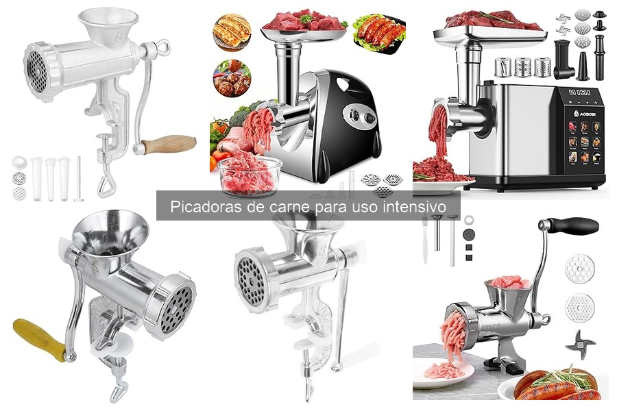 Mejores picadoras de carne para uso intensivo en 2024
