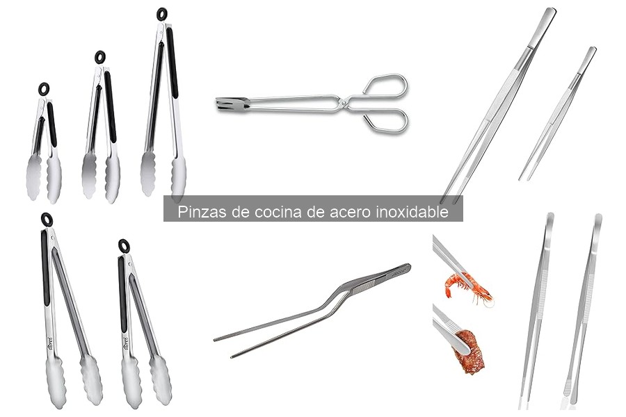 Mejores pinzas de cocina de acero inoxidable para barbacoas