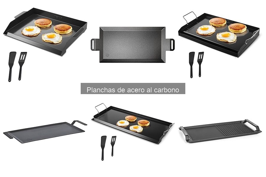 Mejores planchas de acero al carbono para smash burgers