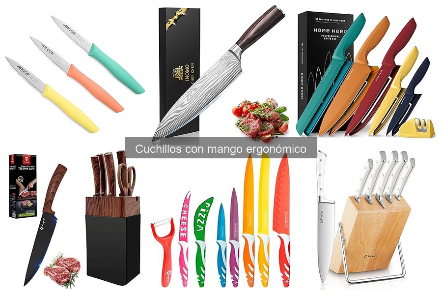 Mejores precios y dónde comprar cuchillos ergonómicos