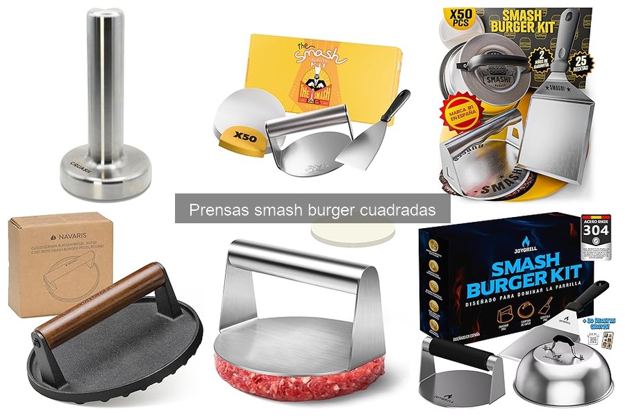Mejores prensas smash burger cuadradas para principiantes