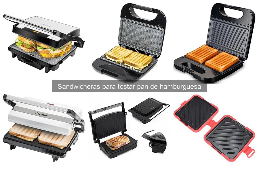 Mejores recetas de hamburguesas para sandwicheras en casa