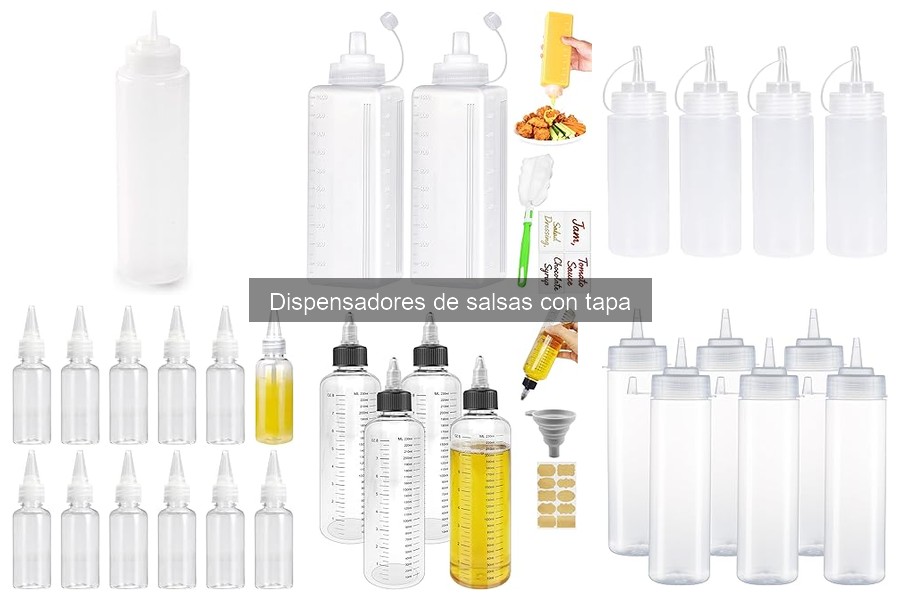 Mejores salsas para dispensadores con tapa en casa