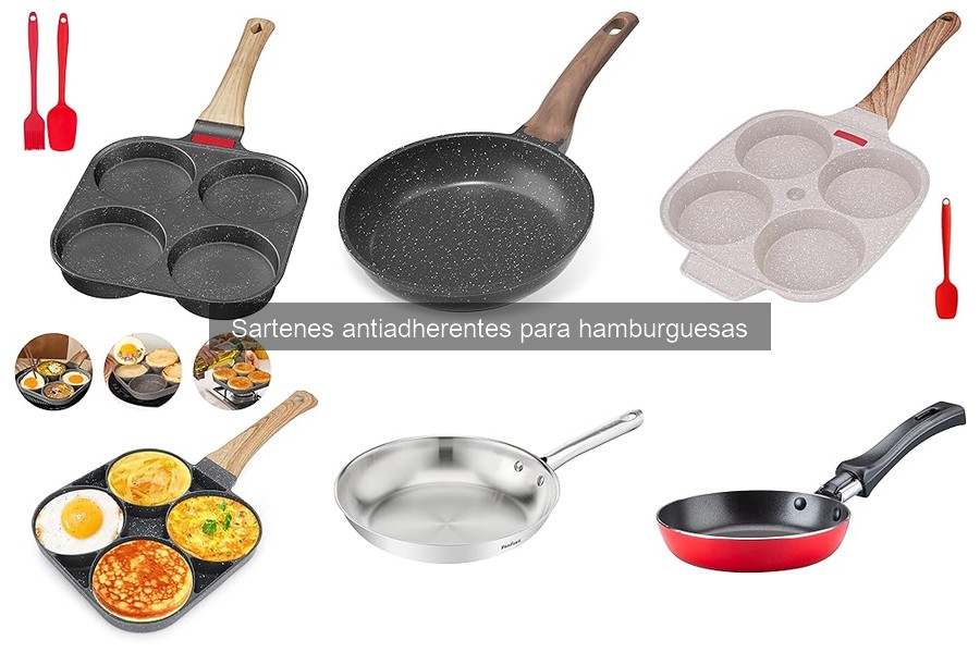 Mejores sartenes antiadherentes para hamburguesas en 2023