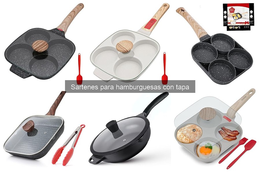 Mejores sartenes para hacer hamburguesas en casa