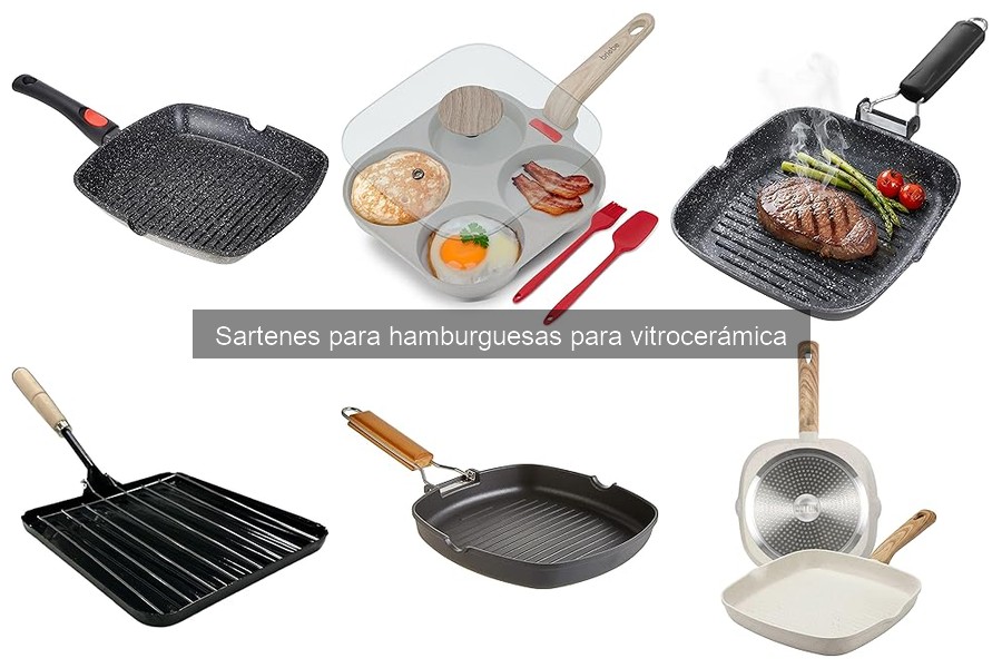 Mejores sartenes para hamburguesas en vitrocerámica 2023
