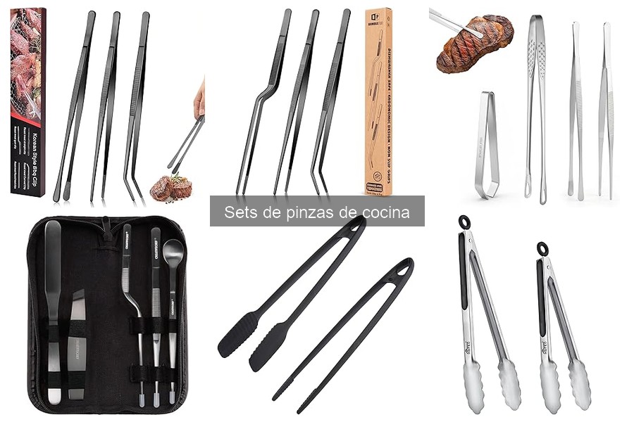 Mejores sets de pinzas de cocina para principiantes
