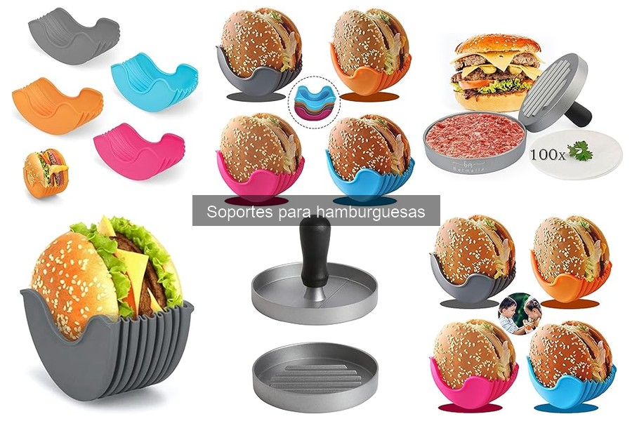 Mejores soportes para hamburguesas en 2023: Comparativa