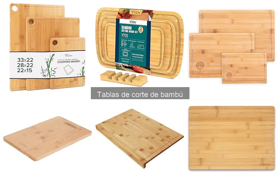 Mejores tablas de corte de bambú para chefs en casa