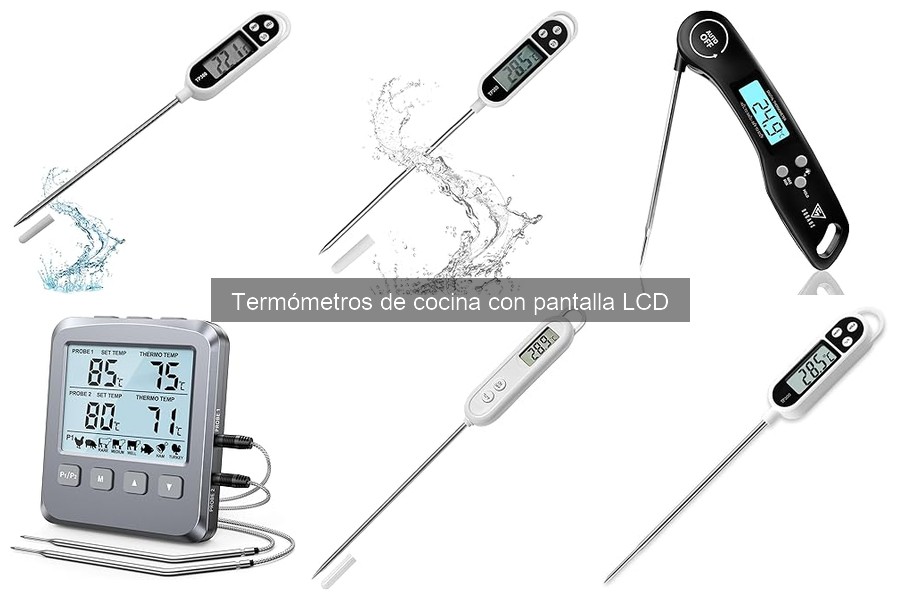 Mejores termómetros con pantalla LCD para hamburguesas