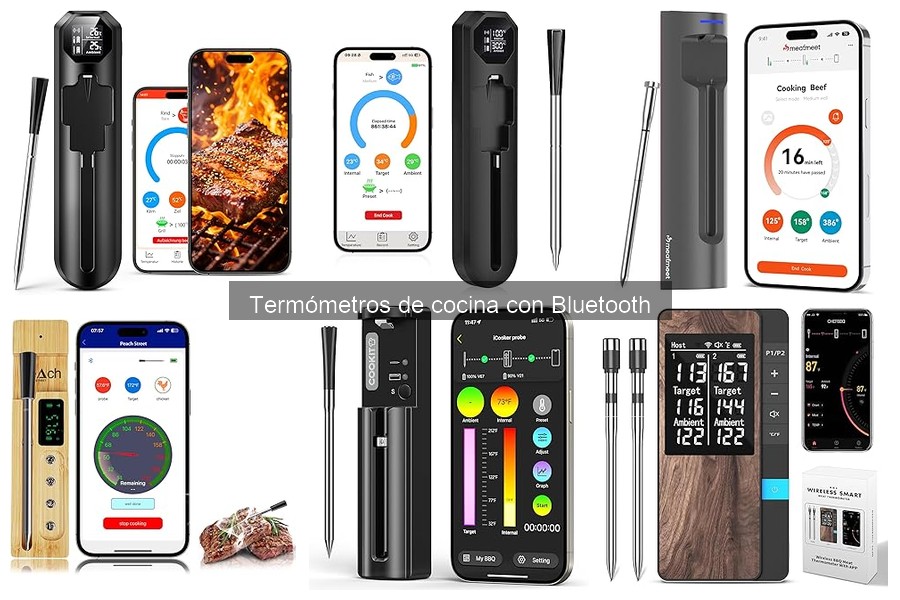 Mejores termómetros de cocina con Bluetooth para principiantes