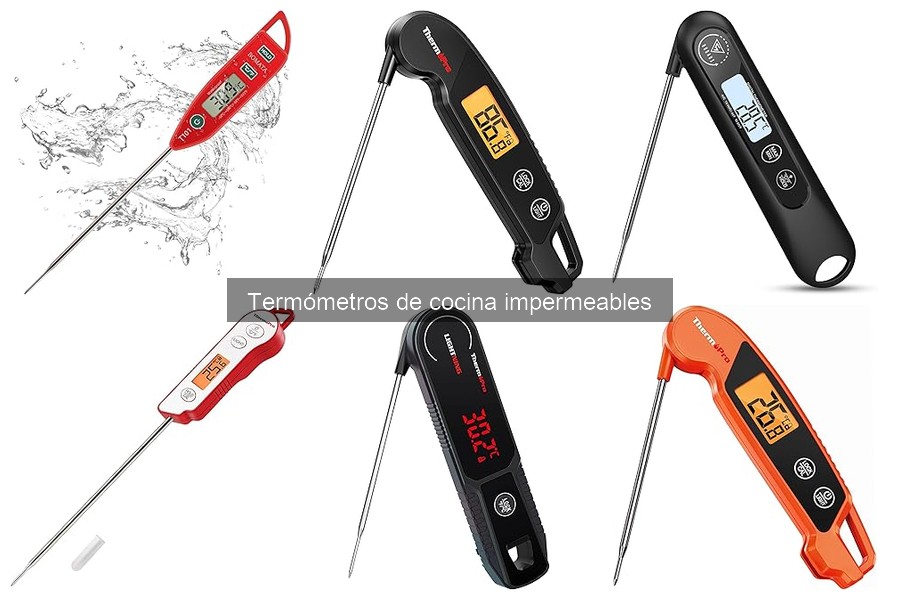 Mejores termómetros de cocina impermeables de 2023