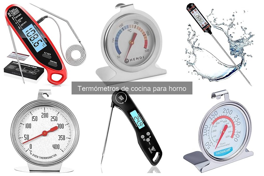 Mejores termómetros de cocina para horno en 2023