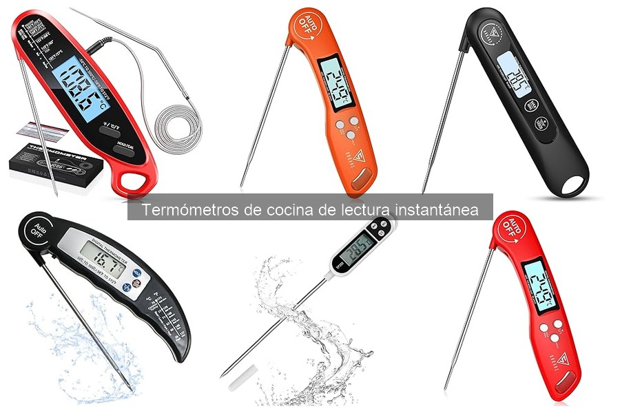 Mejores termómetros de cocina para principiantes (lectura instantánea)