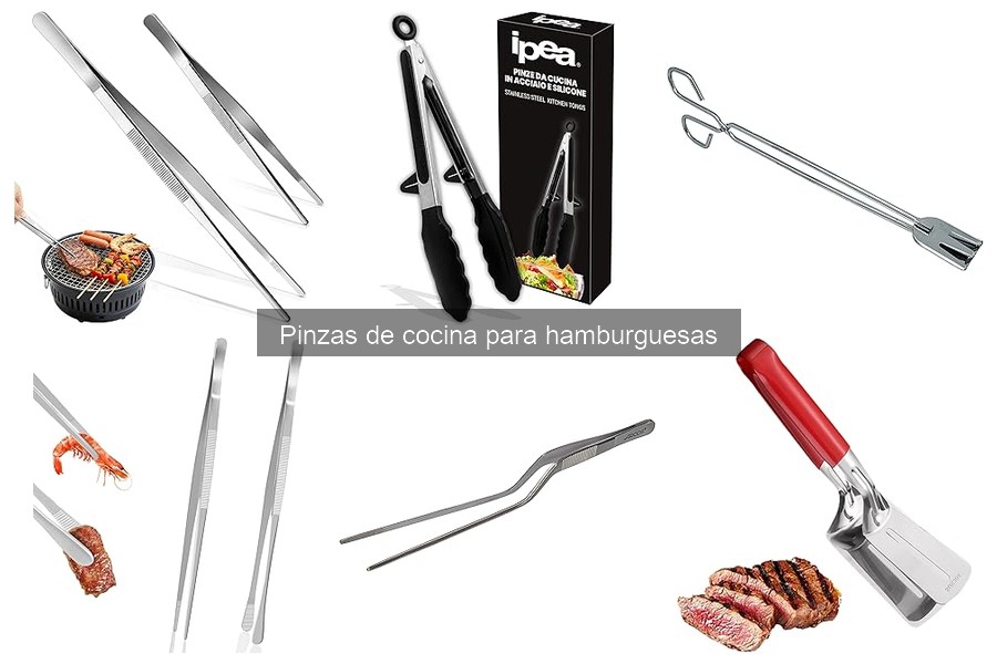 Mejores tiendas para comprar pinzas de cocina para hamburguesas