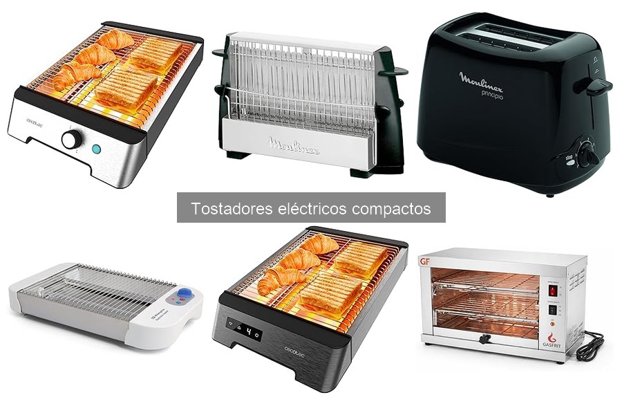 Mejores tostadores eléctricos compactos para familias pequeñas