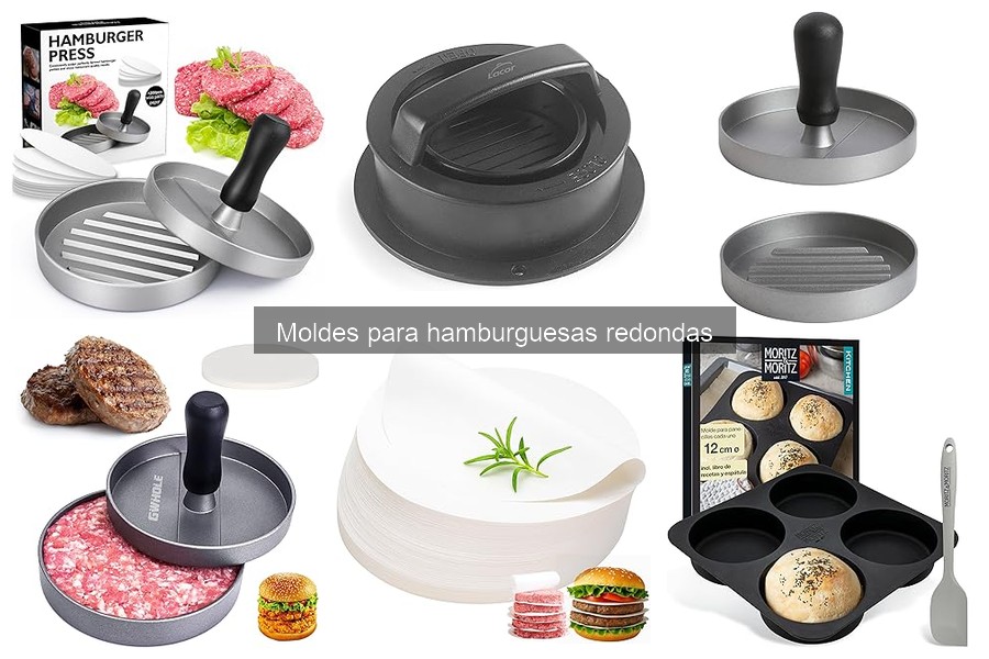Moldes para hamburguesas redondas: ¿son aptos para lavavajillas?