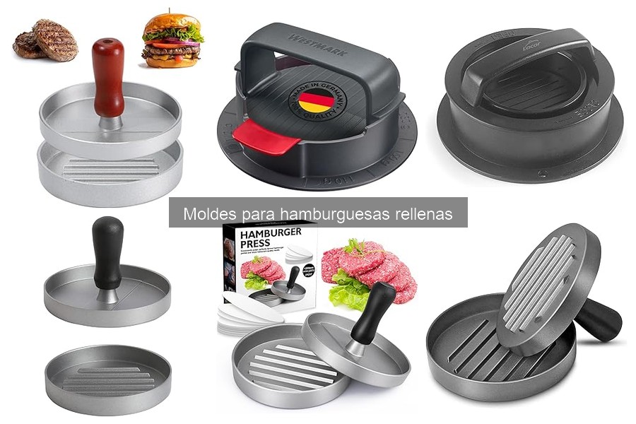 Moldes para hamburguesas rellenas: ¿qué son y cómo usarlos?