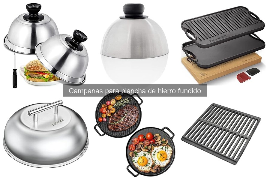 Ofertas en campanas para plancha de hierro fundido