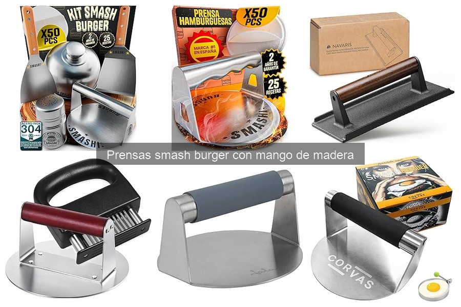 Ofertas y precios de prensas smash burger con mango de madera
