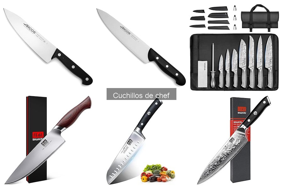 Opiniones de Cuchillos de Chef Populares: Analizamos las Mejores Opciones