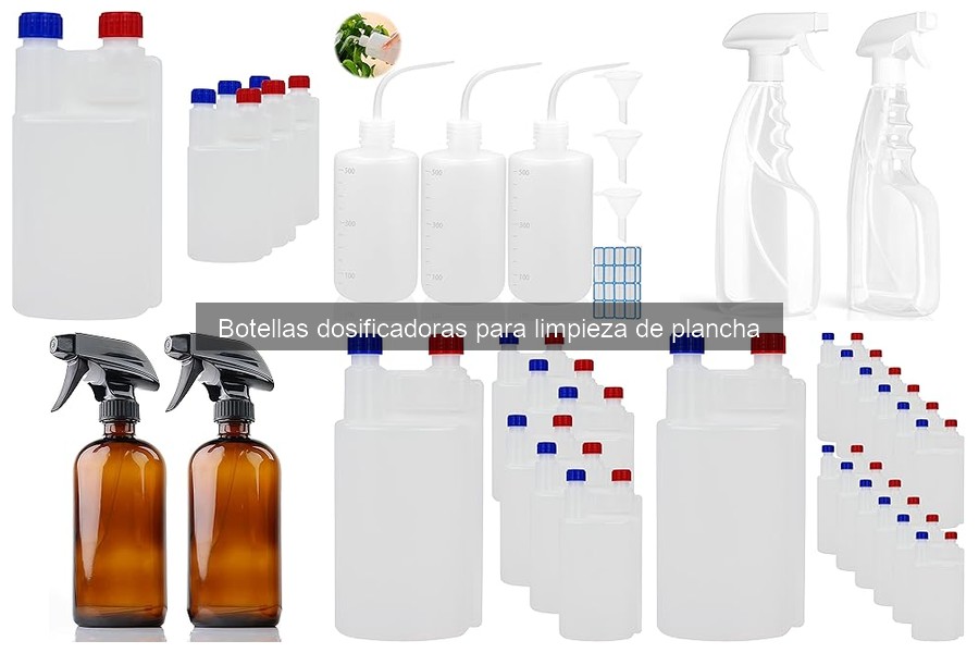 Opiniones sobre botellas dosificadoras para limpieza de plancha
