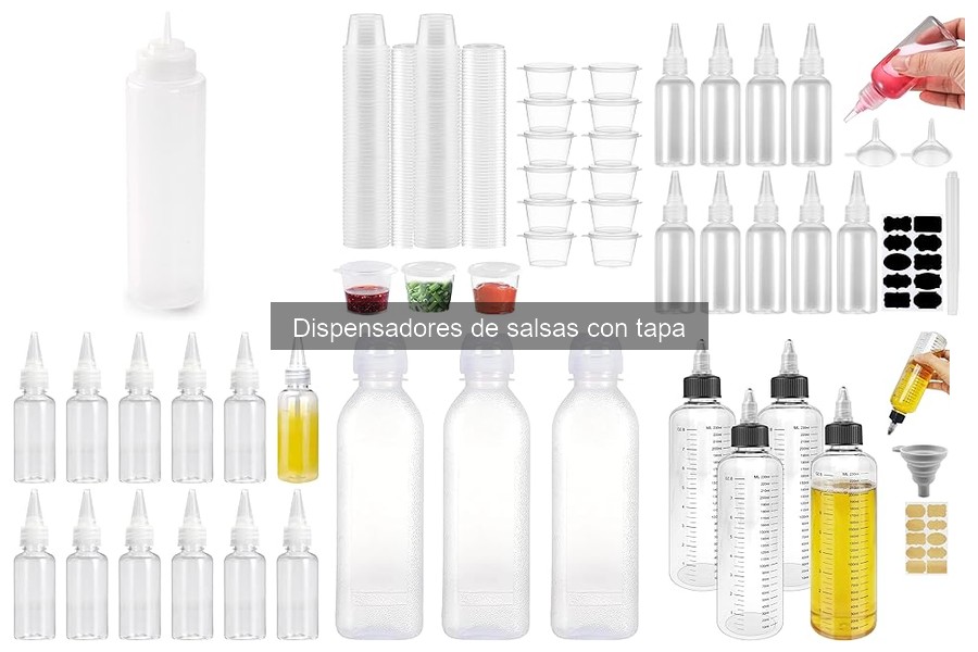 Opiniones sobre dispensadores de salsas con tapa