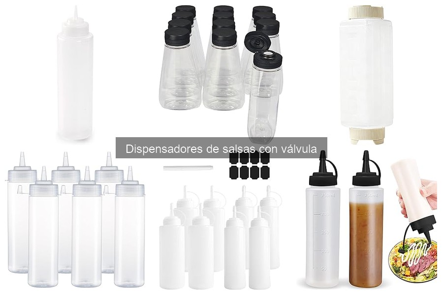 Opiniones sobre dispensadores de salsas con válvula
