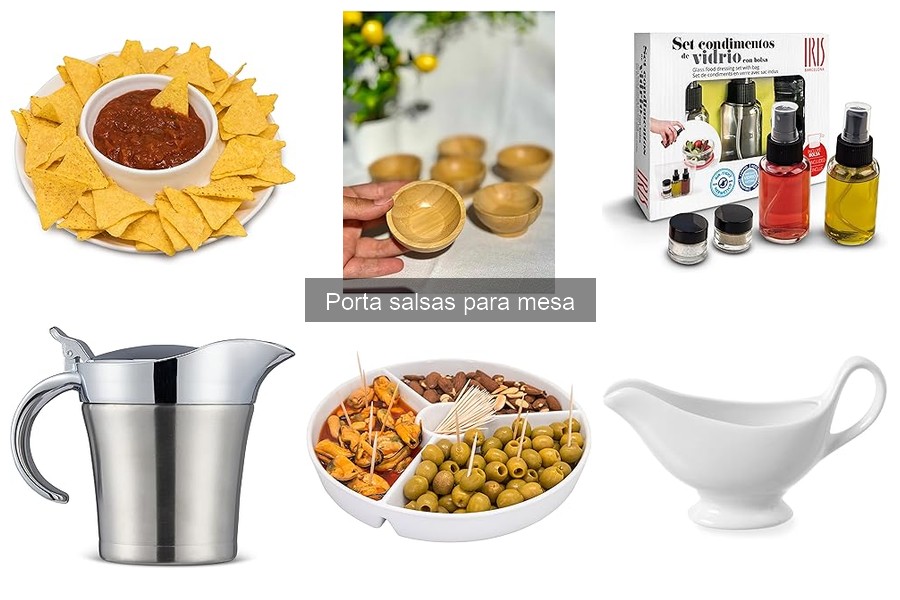 Opiniones sobre los mejores porta salsas para tu mesa
