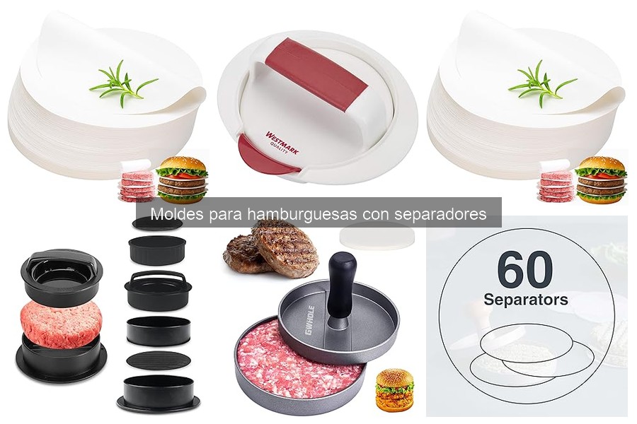 Opiniones sobre Moldes para Hamburguesas con Separadores
