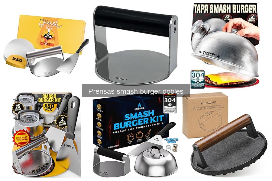 Opiniones sobre prensas smash burger dobles en 2023