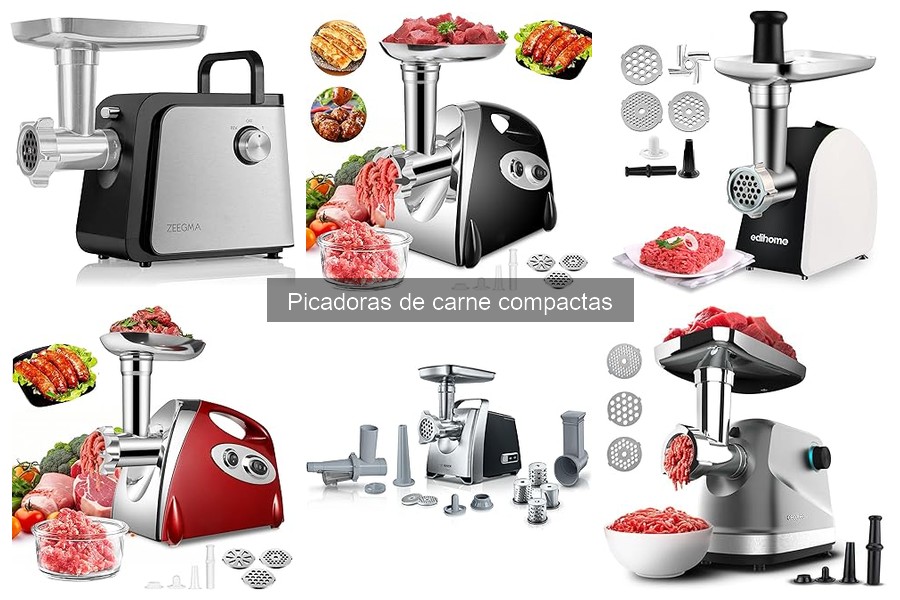 Picadoras de carne compactas: ideales para familias pequeñas