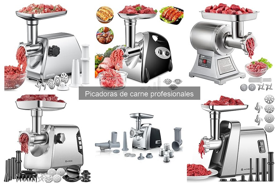 Picadoras de carne profesionales: Características y ventajas