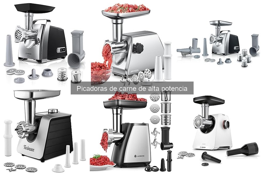 Precio picadoras de carne alta potencia: guía completa