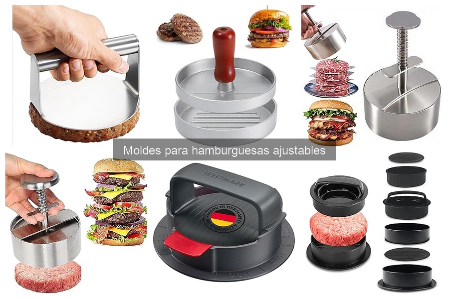 Precios de Moldes para Hamburguesas Ajustables en Tiendas