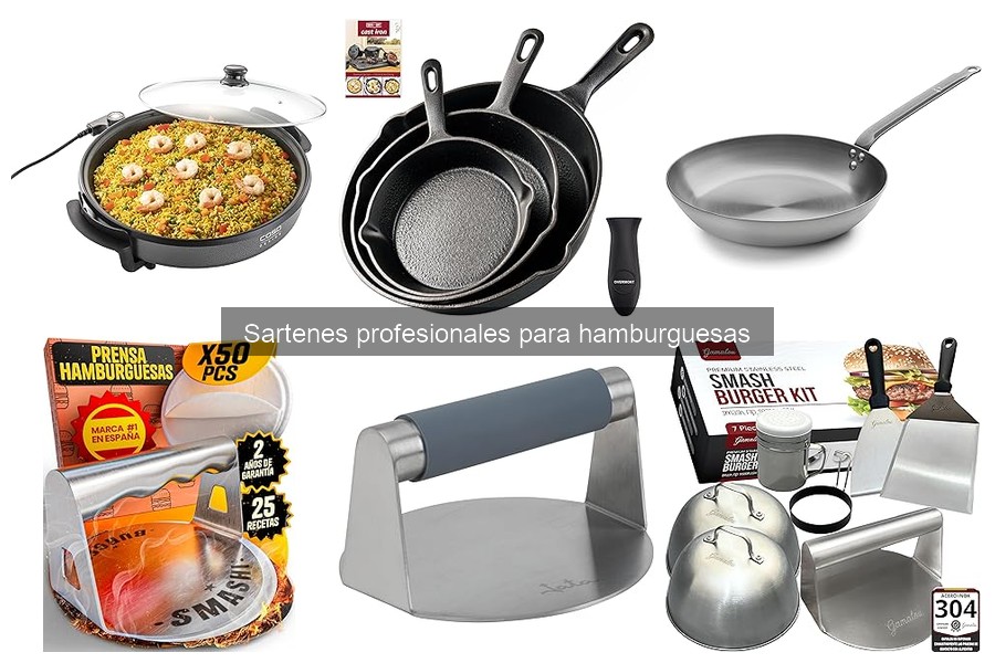 Precios de Sartenes Profesionales para Hamburguesas y Dónde Comprarlas