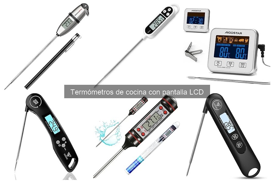 Precios de termómetros de cocina con pantalla LCD en Amazon