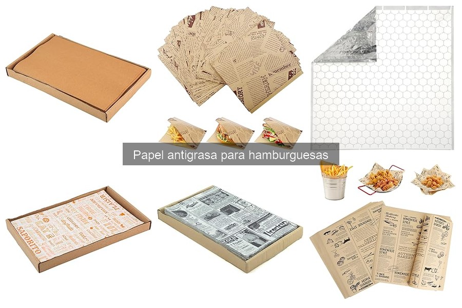Precios del papel antigrasa para hamburguesas en 2023