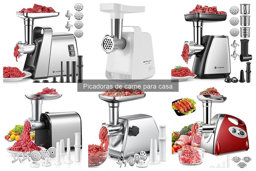 Preguntas frecuentes sobre picadoras de carne en casa