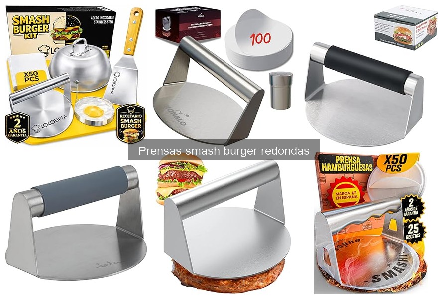 Prensas Smash Burger Redondas: ¿Son Efectivas para Hamburguesas?