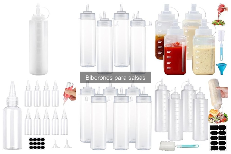Problemas comunes al usar biberones para salsas y soluciones