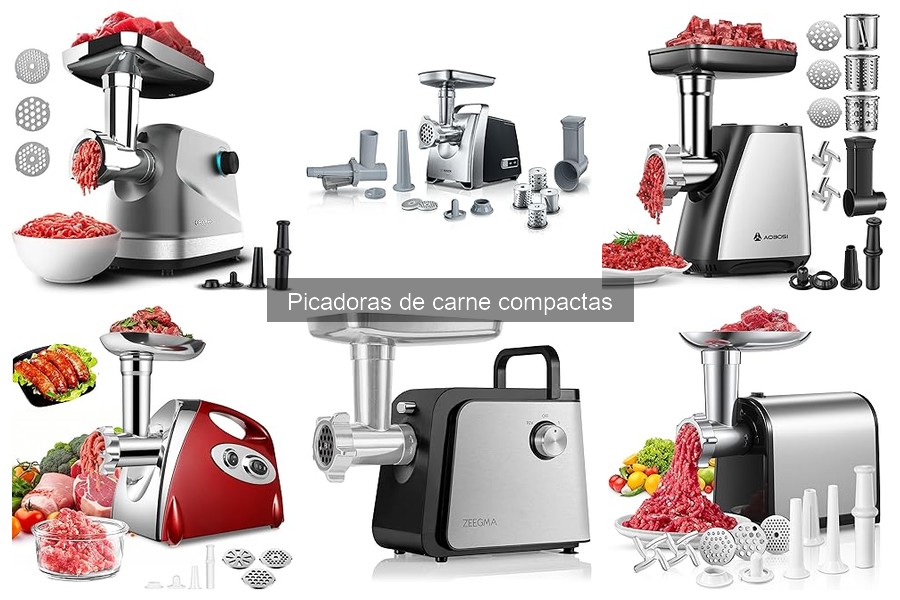 Problemas comunes al usar picadoras de carne compactas