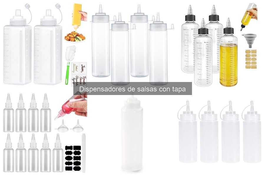 Problemas comunes con dispensadores de salsas con tapa